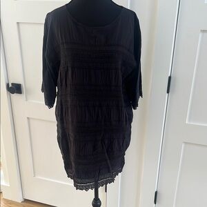 Elegant Black Lace Dress